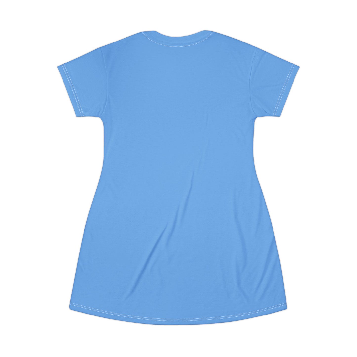 Occupy Mars T-Shirt Dress - Playful Sci-Fi Apparel for Space Enthusiasts, Casual Everyday Wear, Gift for Astronaut Lovers