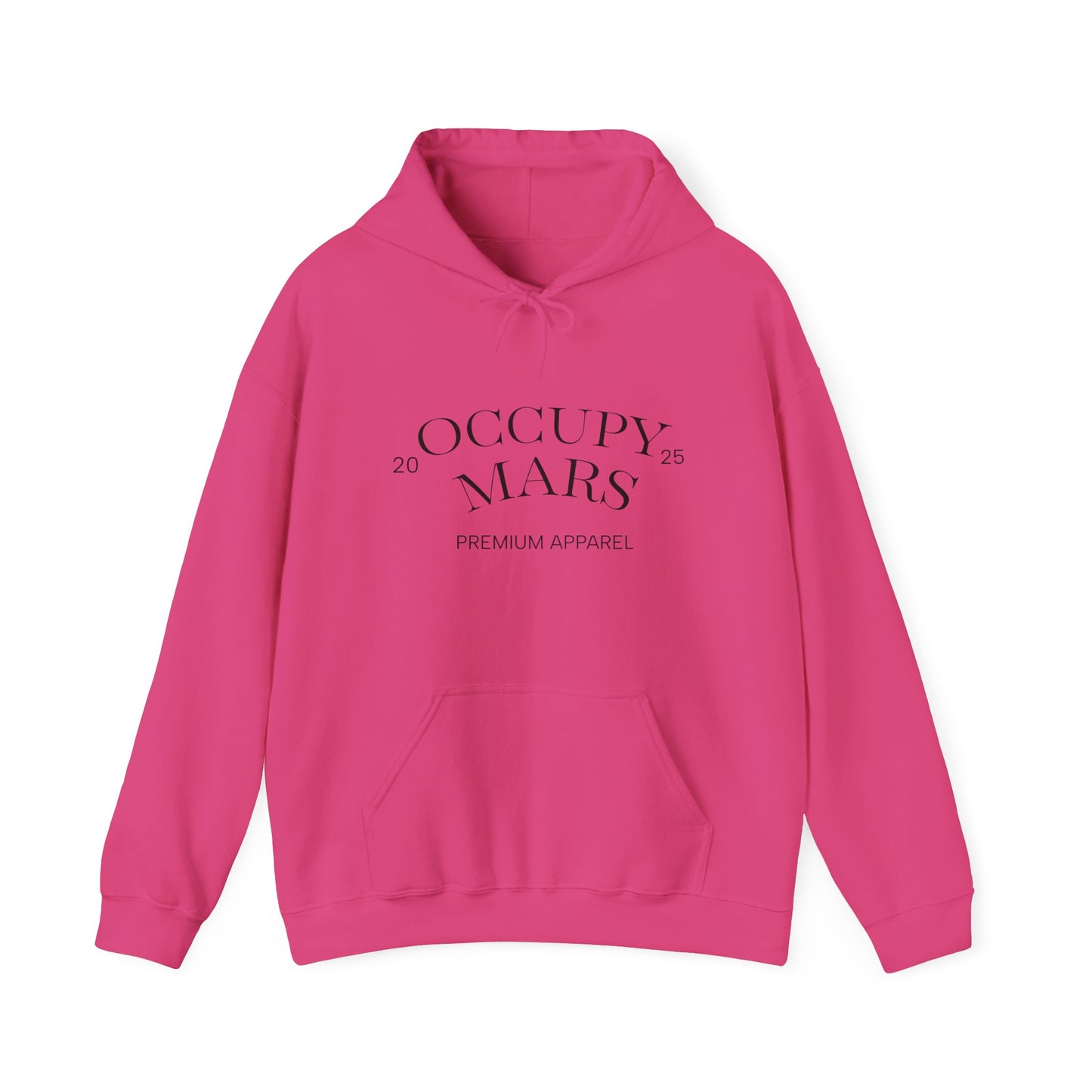 Hooded Occupy Mars Sweatshirt - Casual Comfort, Perfect for Everyday Wear, Gifts for Space Enthusiasts, Cozy Fashion