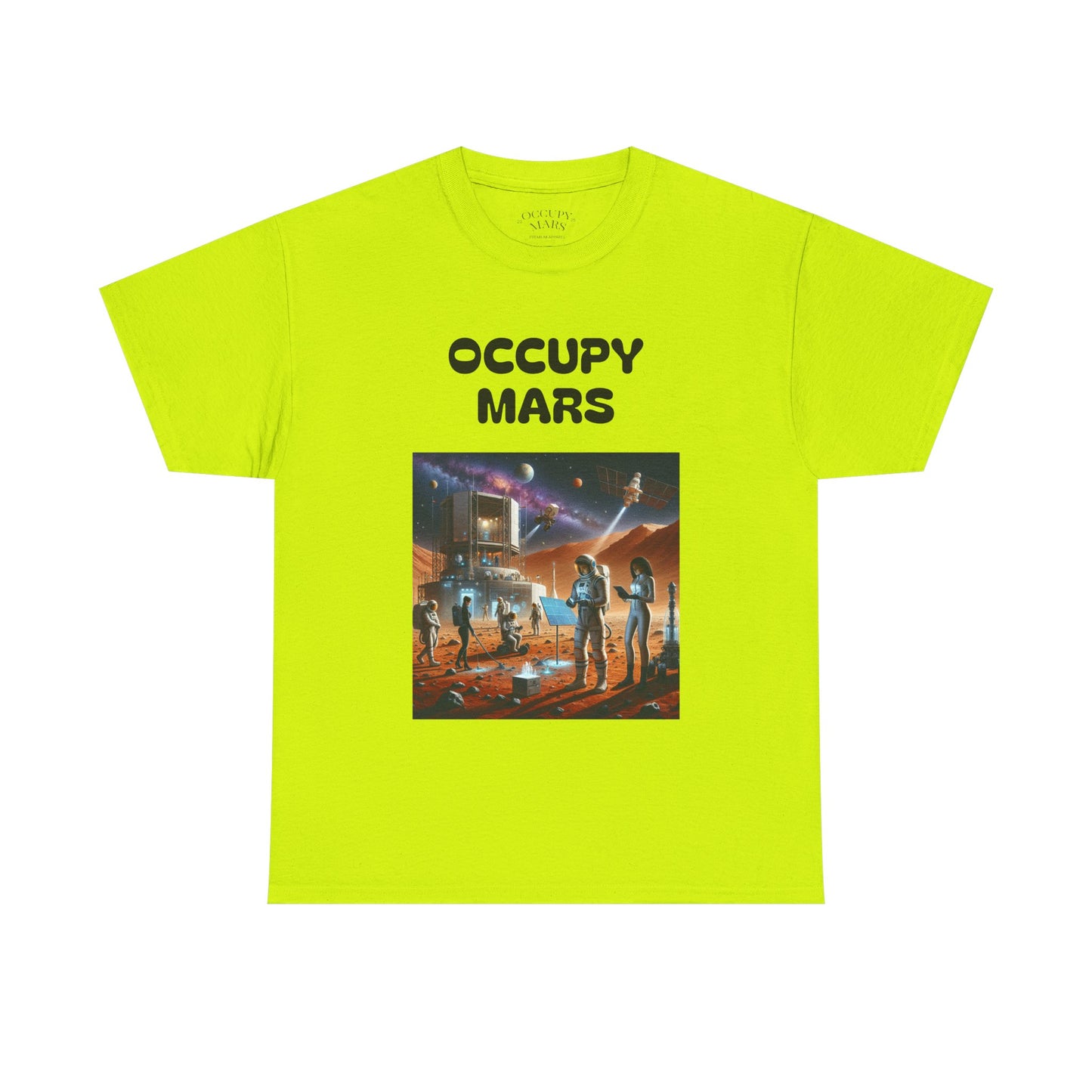 Unisex Graphic Occupy Mars Tee -  Sci-Fi Shirt, Space Theme Apparel, Cool Casual Wear, Gift for Space Enthusiasts