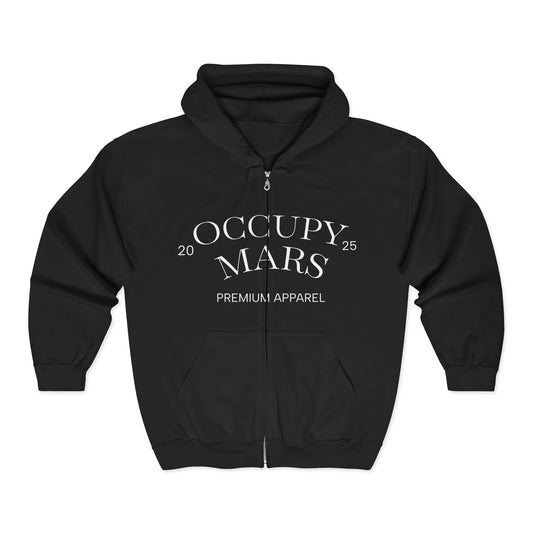 Full Zip Hooded OCCUPY MARS Sweatshirt