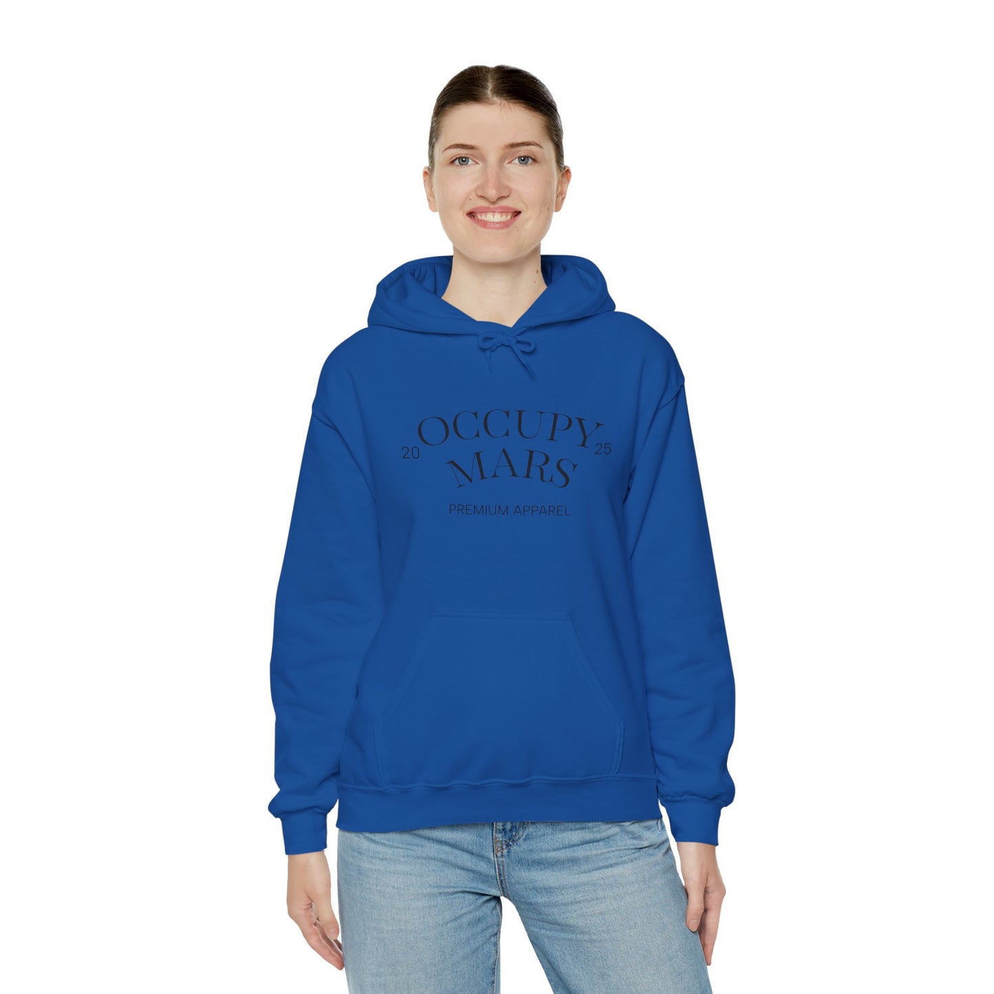 Hooded Occupy Mars Sweatshirt - Casual Comfort, Perfect for Everyday Wear, Gifts for Space Enthusiasts, Cozy Fashion