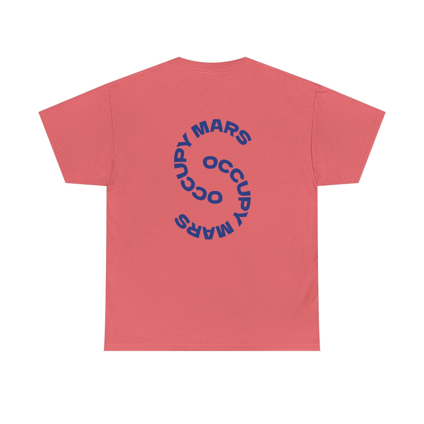 Unisex Heavy Cotton Occupy Mars Tee | Trendy Graphic Tee, Space T-Shirt, Casual Outfit, Gift for Science Lovers, Everyday Wear