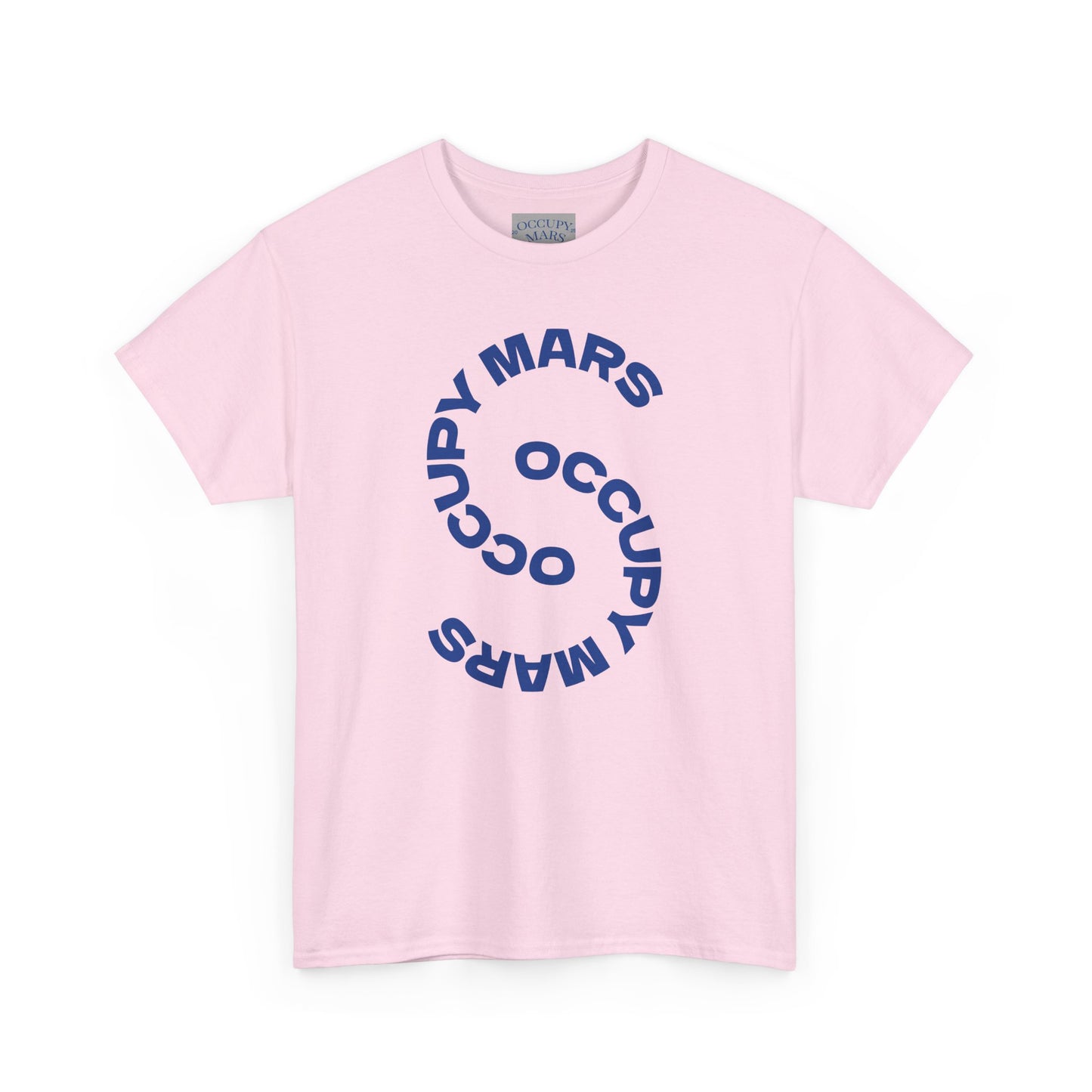 Unisex Heavy Cotton Occupy Mars Tee | Trendy Graphic Tee, Space T-Shirt, Casual Outfit, Gift for Science Lovers, Everyday Wear