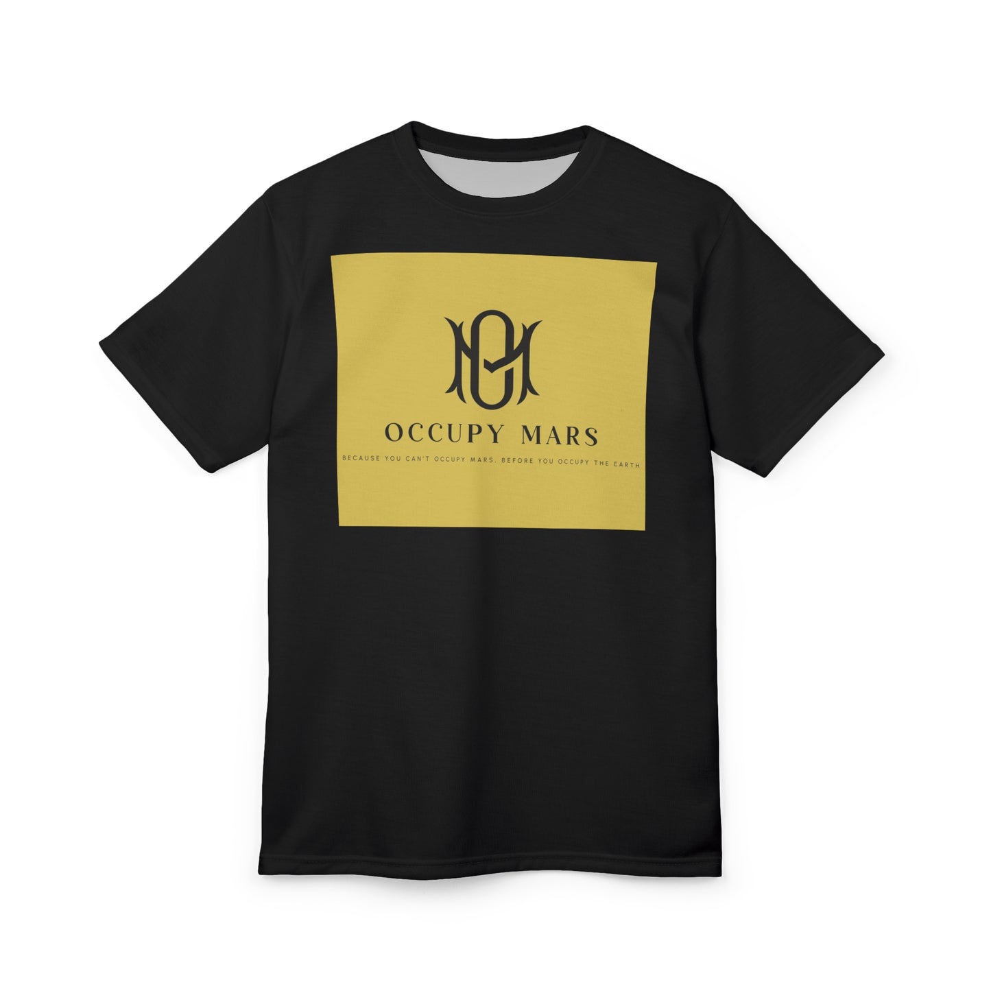 Unisex Graphic Tee - Occupy Mars Apparel, Space Lover Gift, Casual Wear, Unique Statement Shirt, Eco-Friendly Fashion