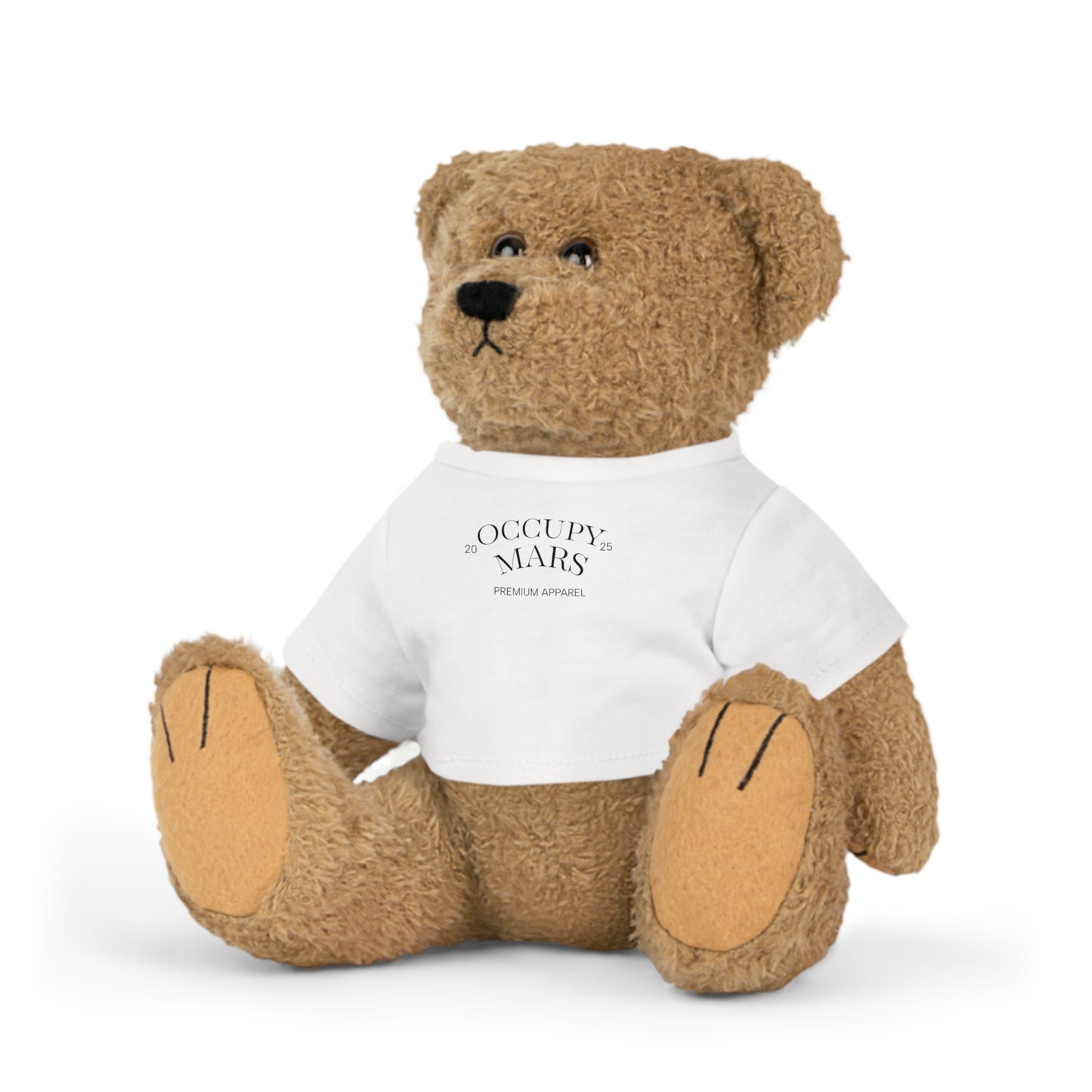 Occupy Mars Plush Toy Bear, Cute Kidney Bear, NASA Gift, Outer Space Stuffed Animal, Kids Room Decor, Collectible Teddy