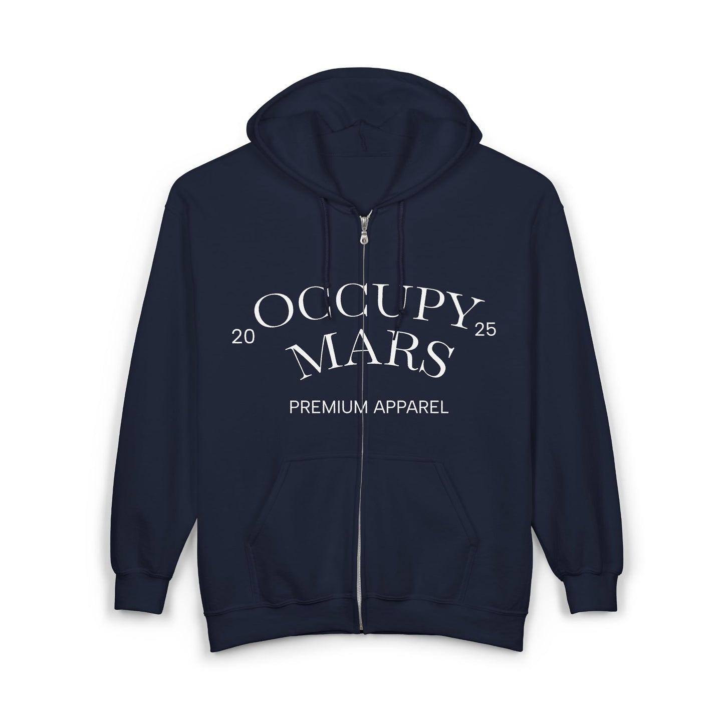 Full Zip Hooded OCCUPY MARS Sweatshirt