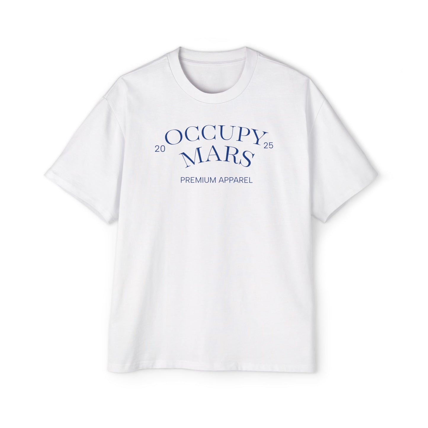 Men's Oversized Occupy Mars Tee - Space Graphic T-Shirt, Casual Streetwear, Gift for Space Enthusiasts, Summer Style, Festival Wear