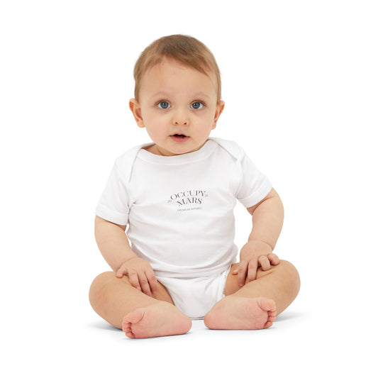 Cute Night City Infant Jersey Occupy Mars One Piece, Baby Bodysuit, Newborn Gift, Cute Outfit, Toddler Clothes, Infant Apparel, Baby Shower Gift