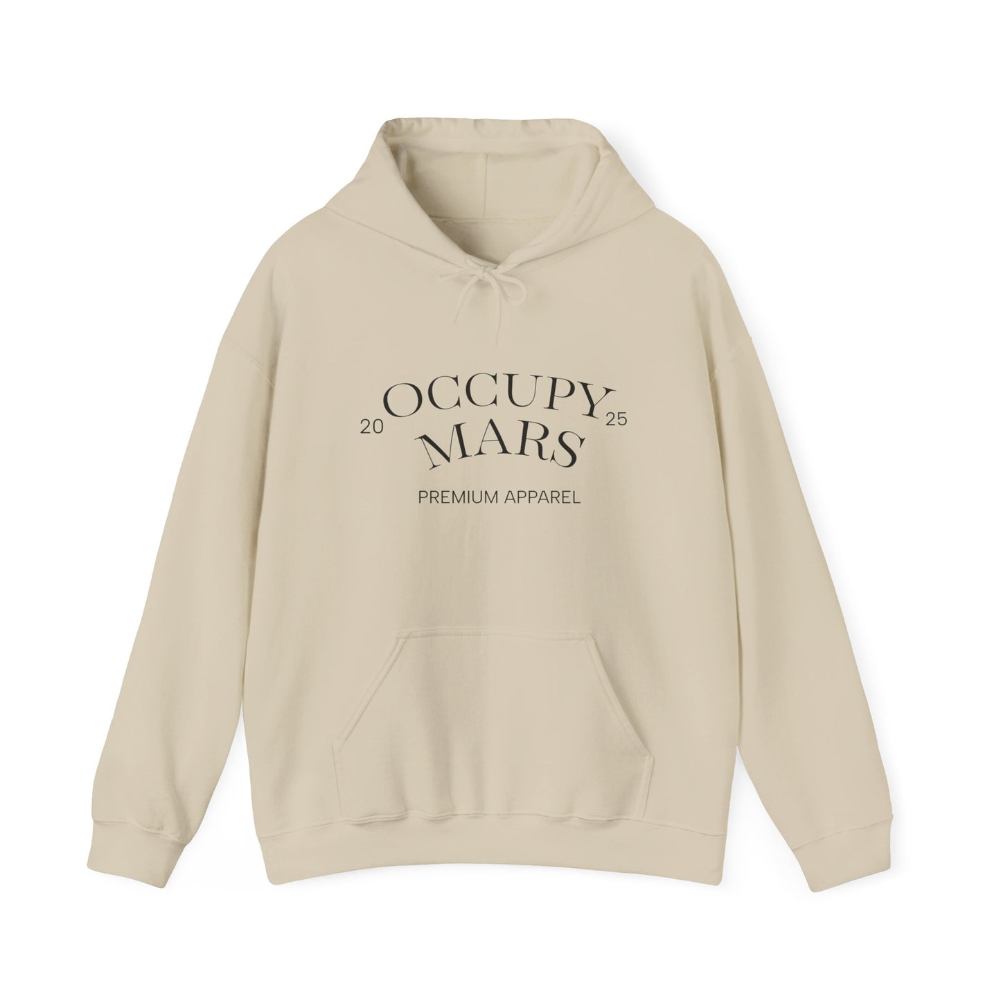 Hooded Occupy Mars Sweatshirt - Casual Comfort, Perfect for Everyday Wear, Gifts for Space Enthusiasts, Cozy Fashion