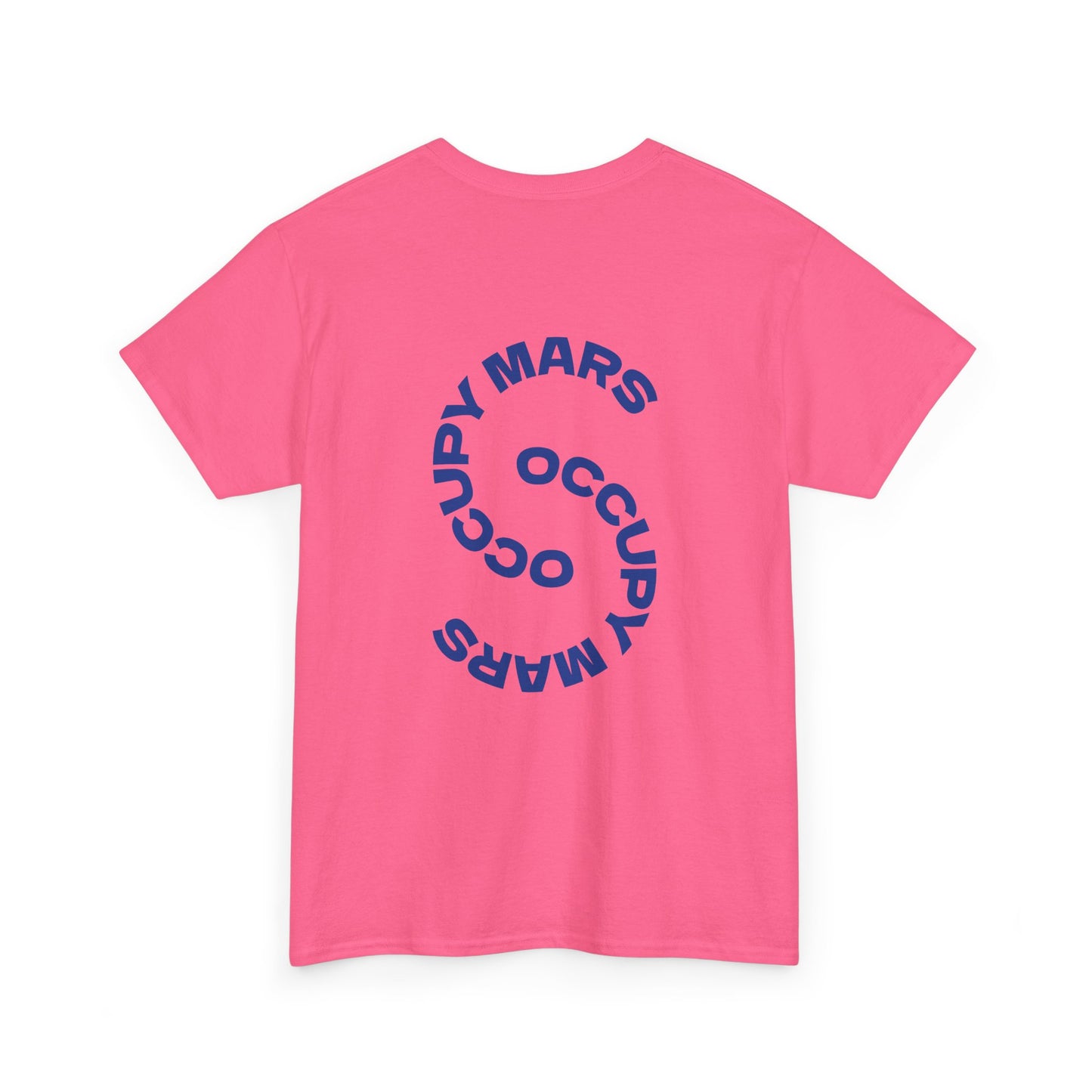 Unisex Heavy Cotton Occupy Mars Tee | Trendy Graphic Tee, Space T-Shirt, Casual Outfit, Gift for Science Lovers, Everyday Wear