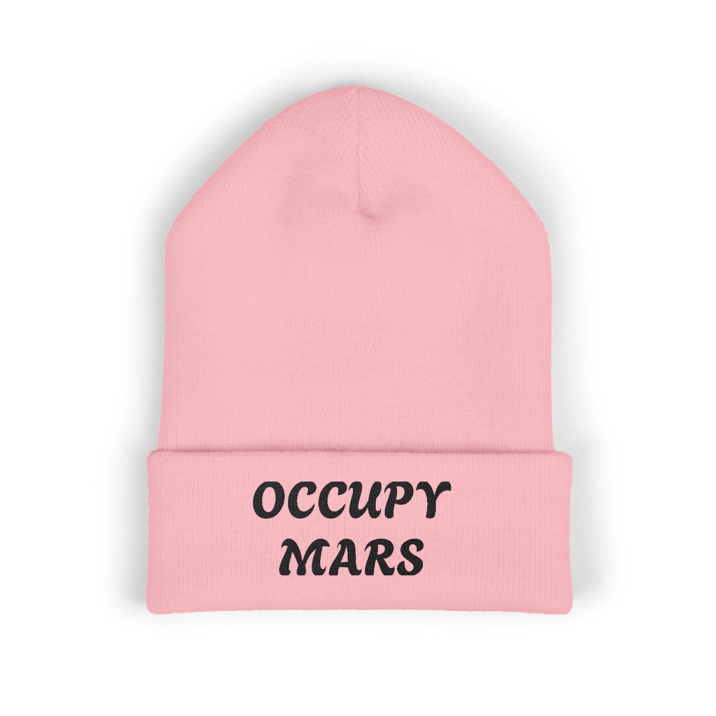 Classic Cuffed OCCUPY MARS Beanie | OCCUPY MARS | Stylish Winter Hat, Trendy Beanie for Space Lovers, Gift for Astronaut Enthusiasts, Unisex Warm [...]