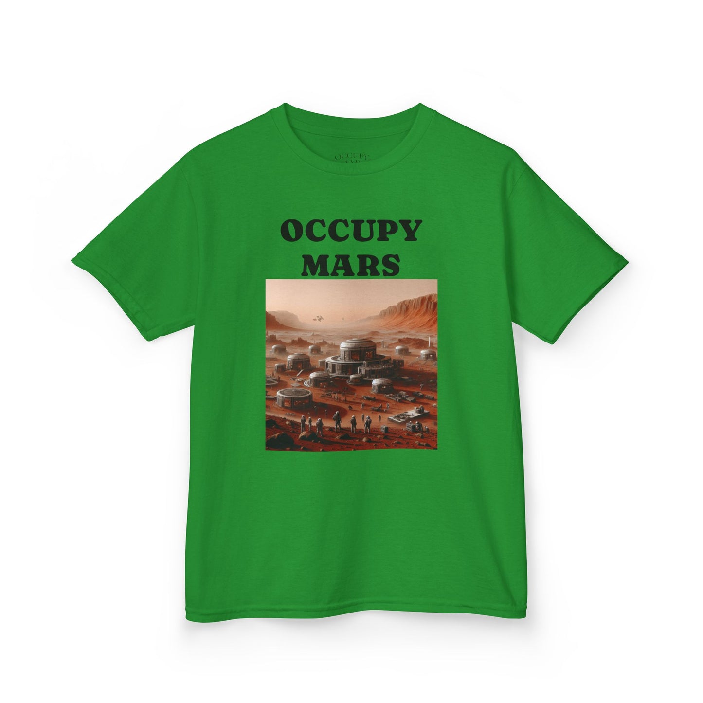 Kids' Graphic Tee - Occupy Mars | Fun Space Tee, Cute Gift for Kids, Science Lovers, Casual Wear, Birthday Gift, Educational Apparel