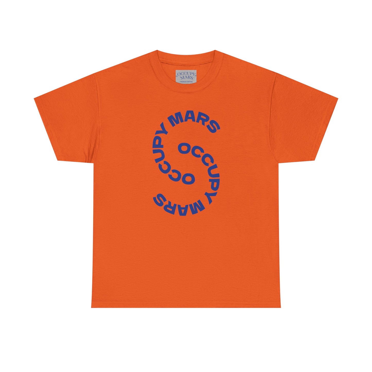 Unisex Heavy Cotton Occupy Mars Tee | Trendy Graphic Tee, Space T-Shirt, Casual Outfit, Gift for Science Lovers, Everyday Wear