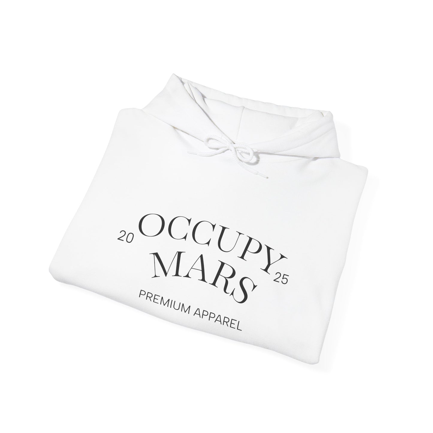 Hooded Occupy Mars Sweatshirt - Casual Comfort, Perfect for Everyday Wear, Gifts for Space Enthusiasts, Cozy Fashion