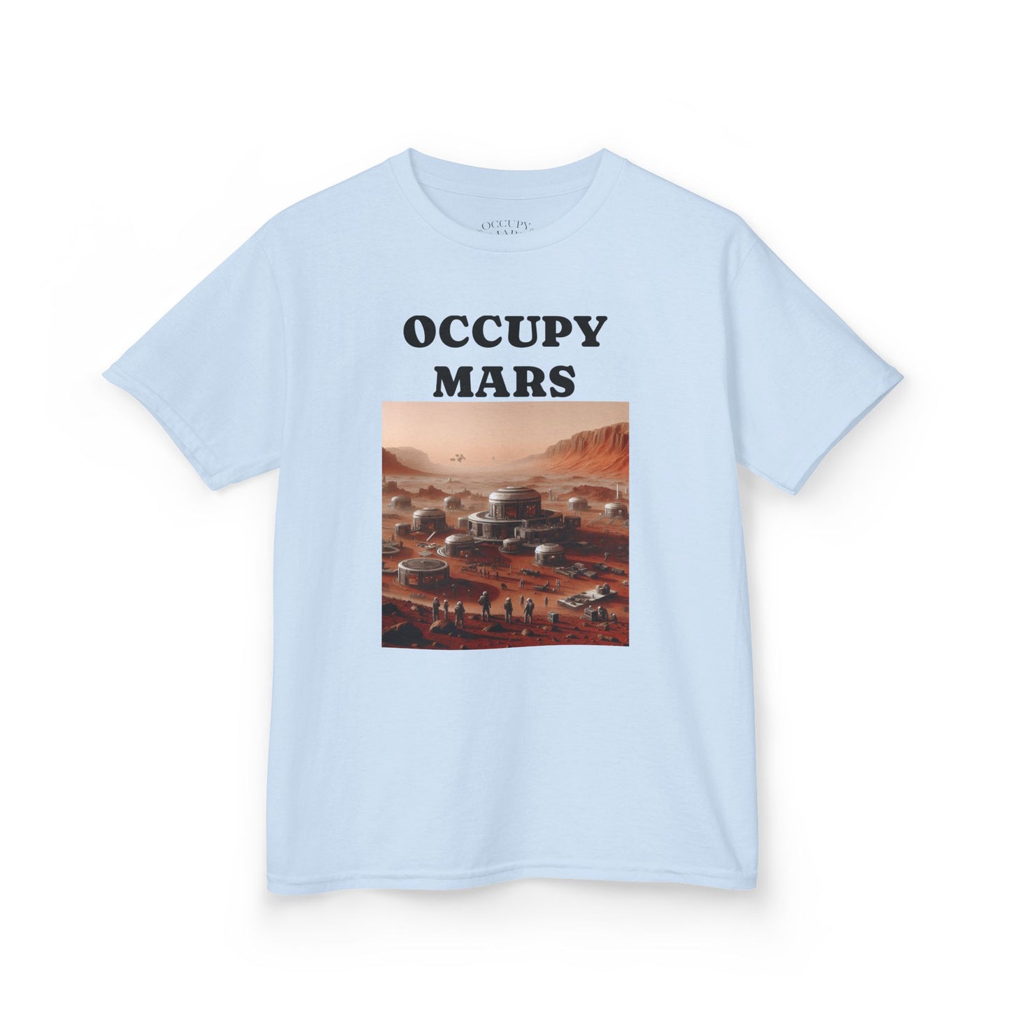 Kids' Graphic Tee - Occupy Mars | Fun Space Tee, Cute Gift for Kids, Science Lovers, Casual Wear, Birthday Gift, Educational Apparel