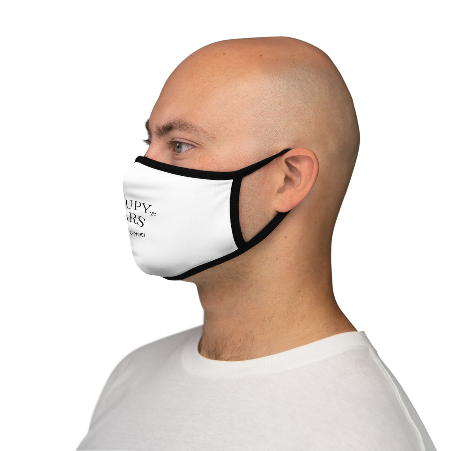 Trendy Fitted  "Occupy Mars"  Face Mask - Graphic, Stylish Protection, Unisex Fashion, Gift for Space Lovers, Everyday Wear