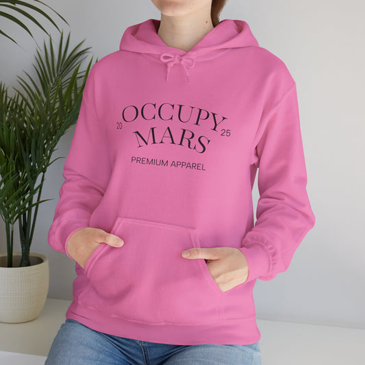 Hooded Occupy Mars Sweatshirt - Casual Comfort, Perfect for Everyday Wear, Gifts for Space Enthusiasts, Cozy Fashion