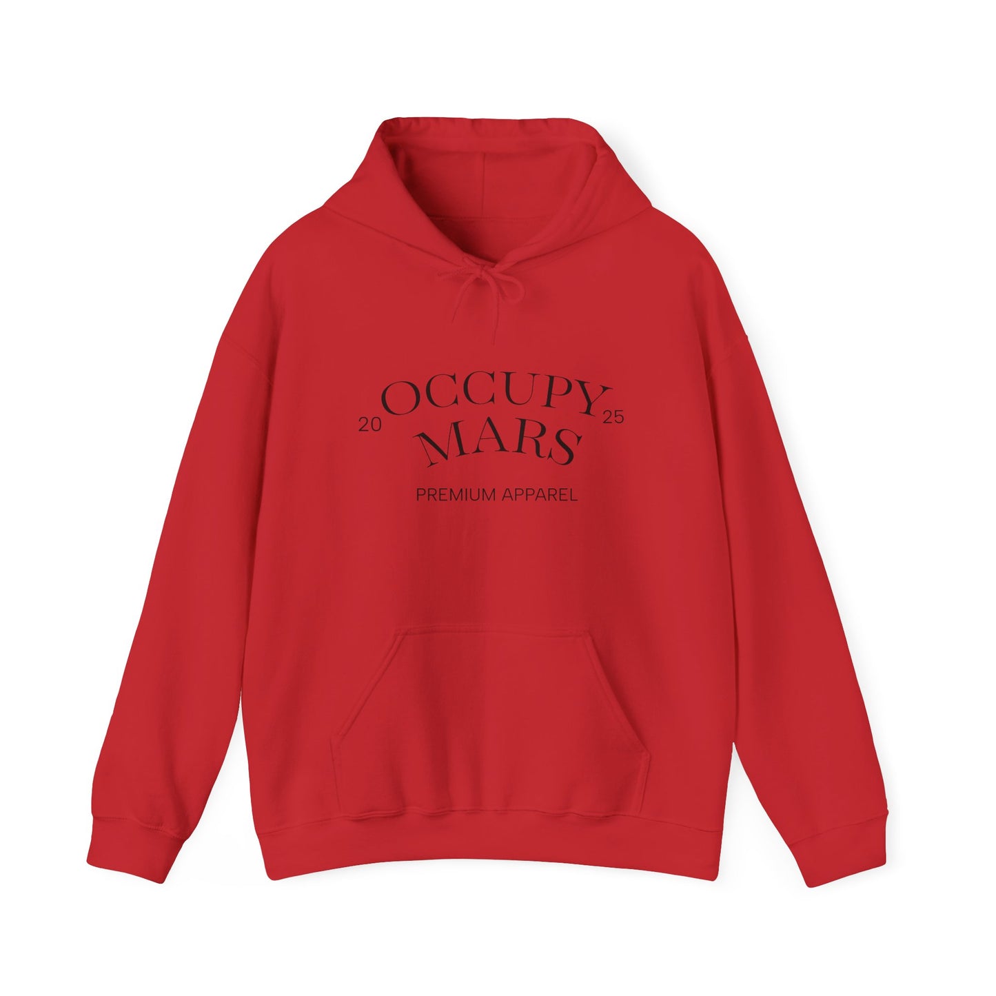 Hooded Occupy Mars Sweatshirt - Casual Comfort, Perfect for Everyday Wear, Gifts for Space Enthusiasts, Cozy Fashion