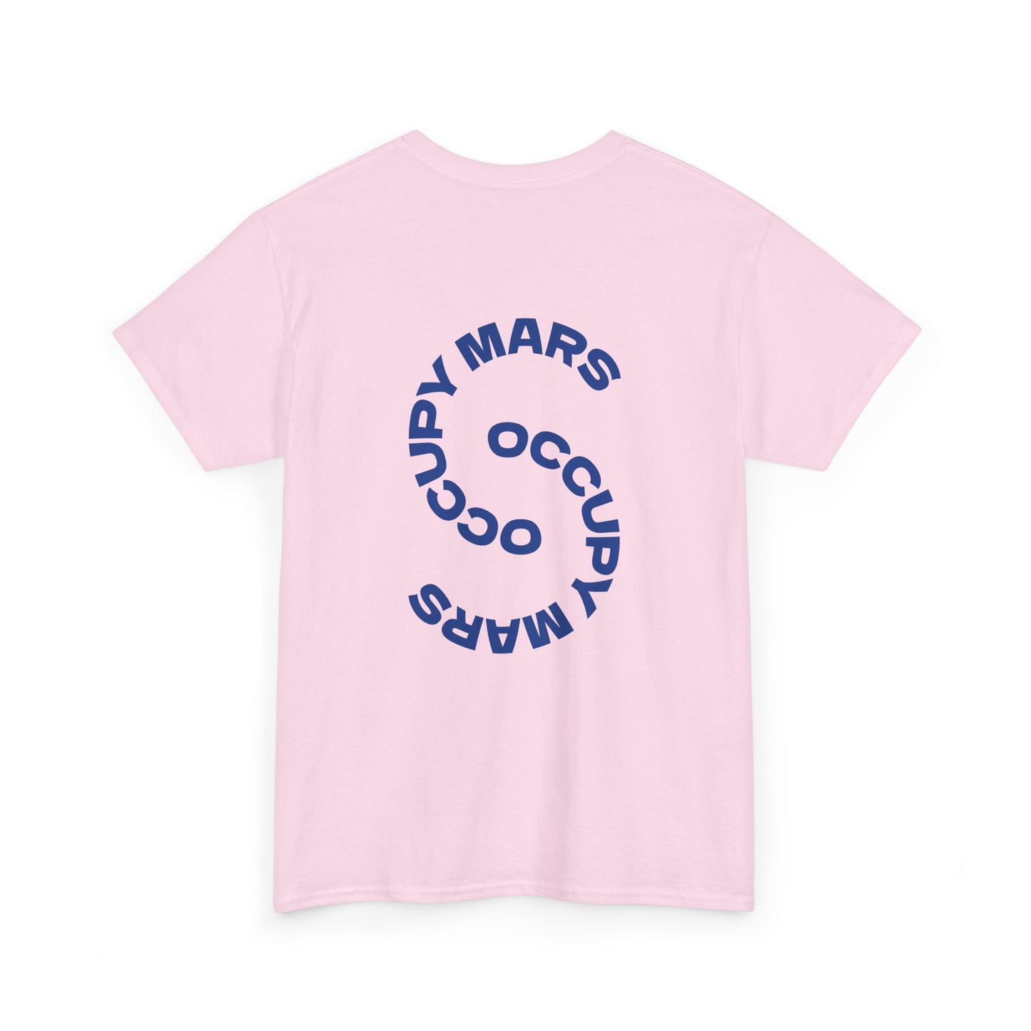 Unisex Heavy Cotton Occupy Mars Tee | Trendy Graphic Tee, Space T-Shirt, Casual Outfit, Gift for Science Lovers, Everyday Wear