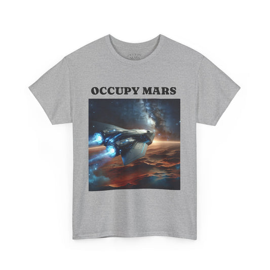 Unisex Heavy Cotton Occupy Mars Apparel Space Adventure Tee - Perfect for Cosmic Dreamers, Casual Everyday Wear, Space Lovers, Gift for Astronomers, [...]