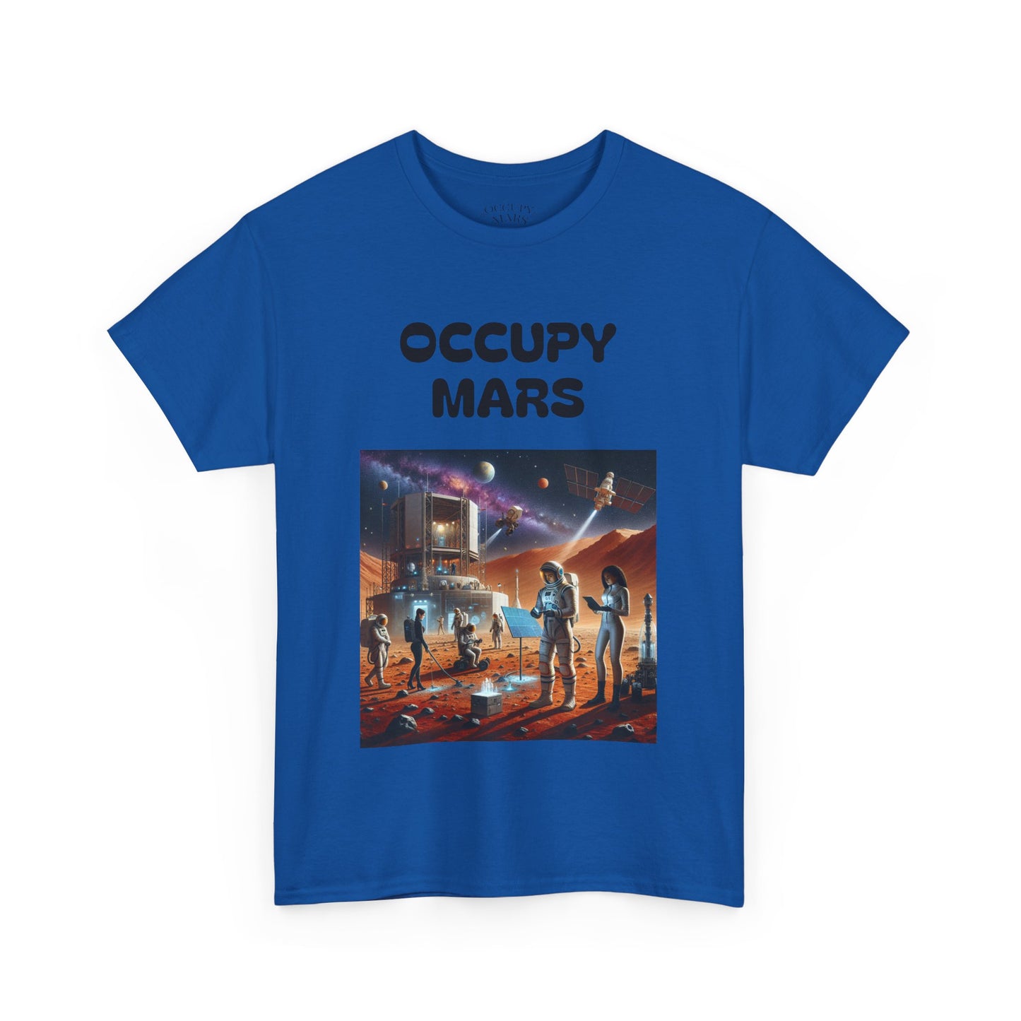 Unisex Graphic Occupy Mars Tee -  Sci-Fi Shirt, Space Theme Apparel, Cool Casual Wear, Gift for Space Enthusiasts