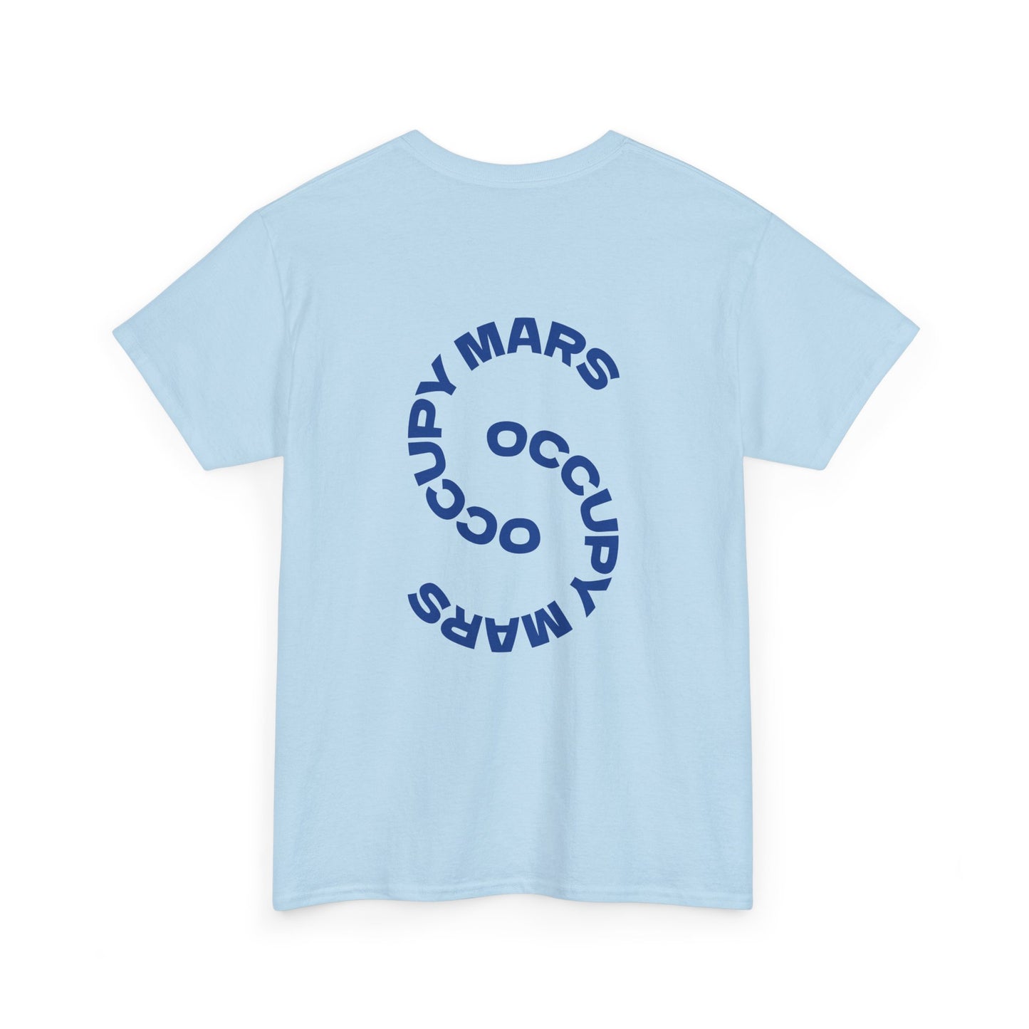 Unisex Heavy Cotton Occupy Mars Tee | Trendy Graphic Tee, Space T-Shirt, Casual Outfit, Gift for Science Lovers, Everyday Wear