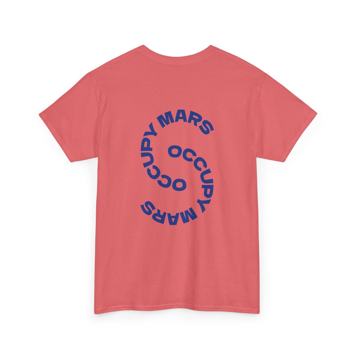 Unisex Heavy Cotton Occupy Mars Tee | Trendy Graphic Tee, Space T-Shirt, Casual Outfit, Gift for Science Lovers, Everyday Wear