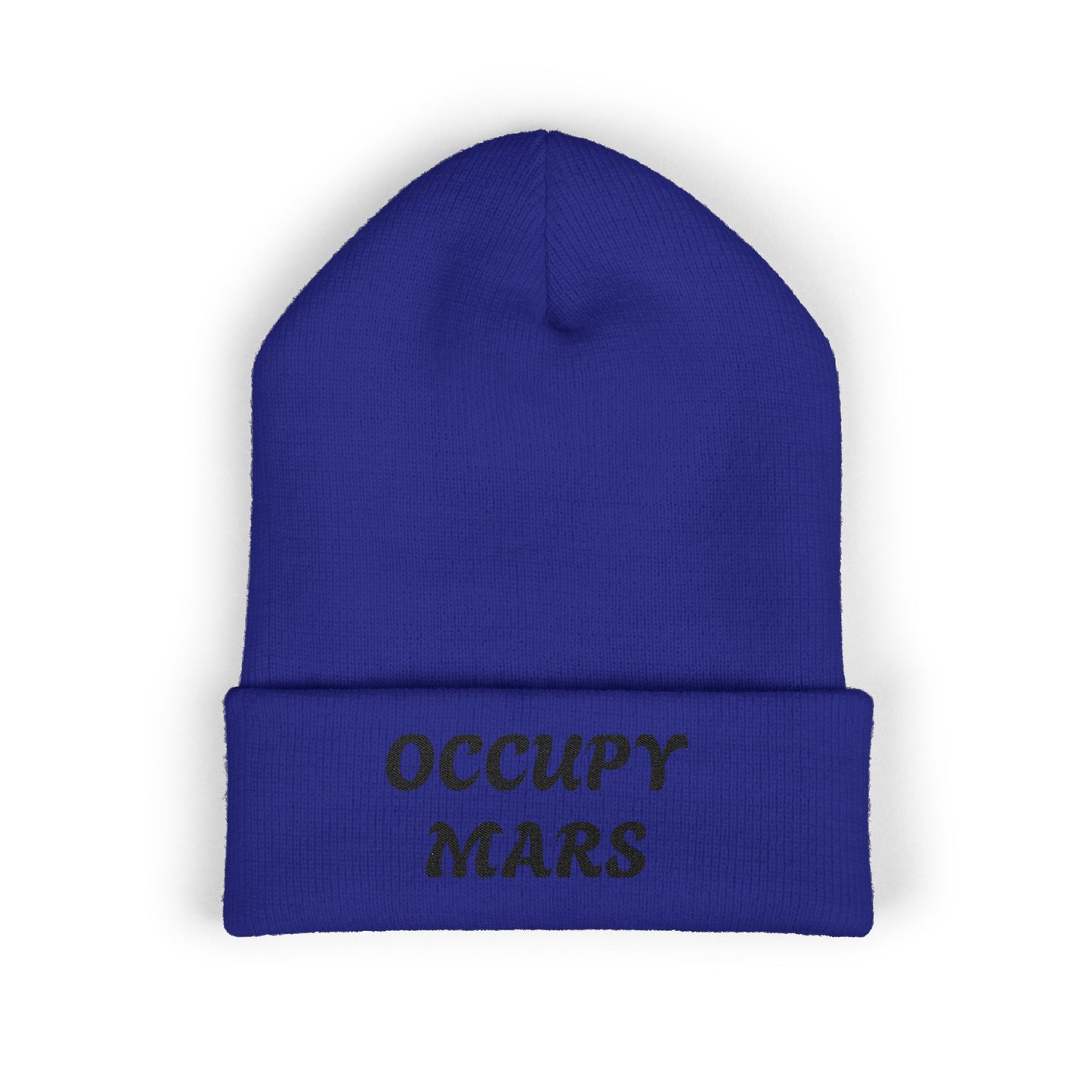 Classic Cuffed OCCUPY MARS Beanie | OCCUPY MARS | Stylish Winter Hat, Trendy Beanie for Space Lovers, Gift for Astronaut Enthusiasts, Unisex Warm [...]