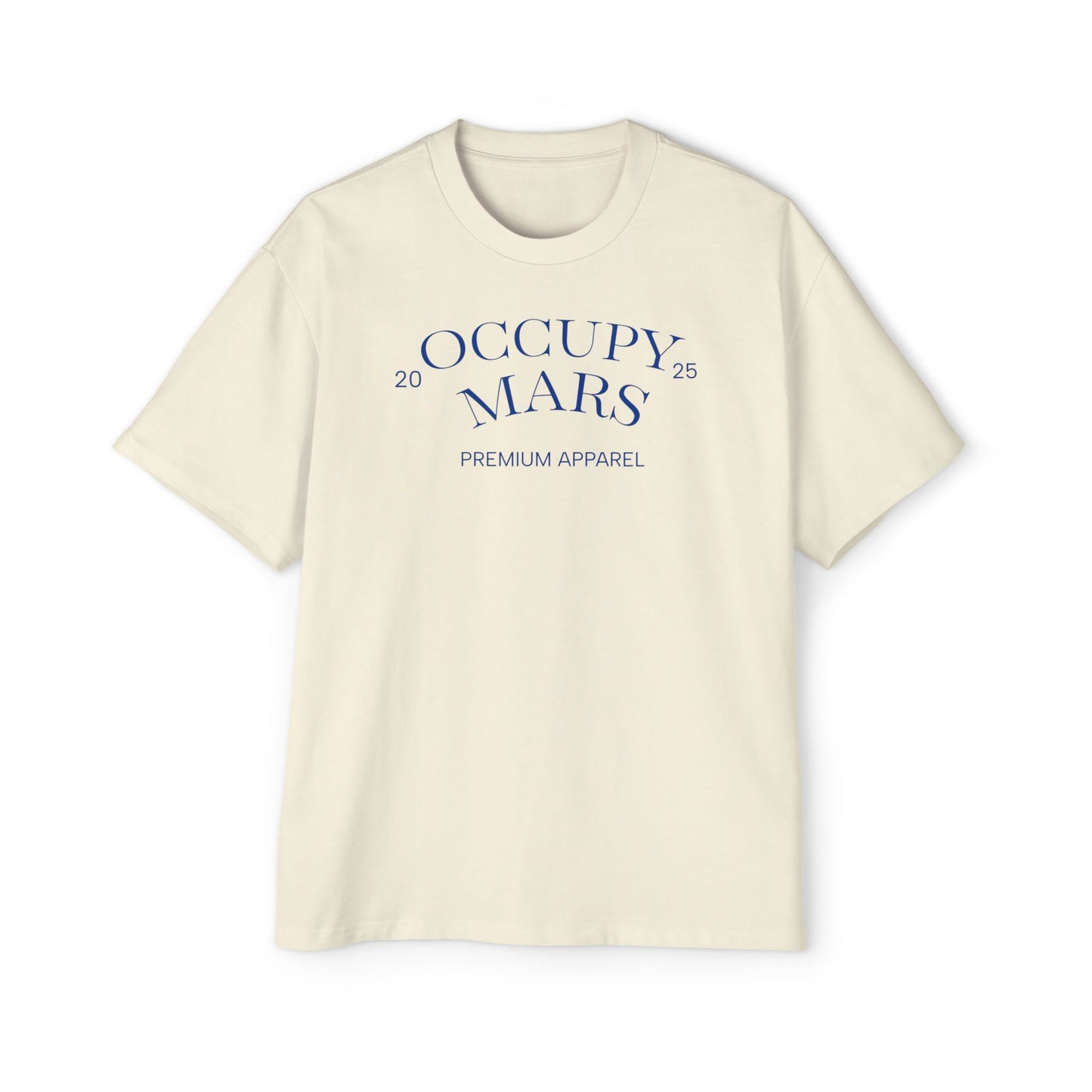 Men's Oversized Occupy Mars Tee - Space Graphic T-Shirt, Casual Streetwear, Gift for Space Enthusiasts, Summer Style, Festival Wear