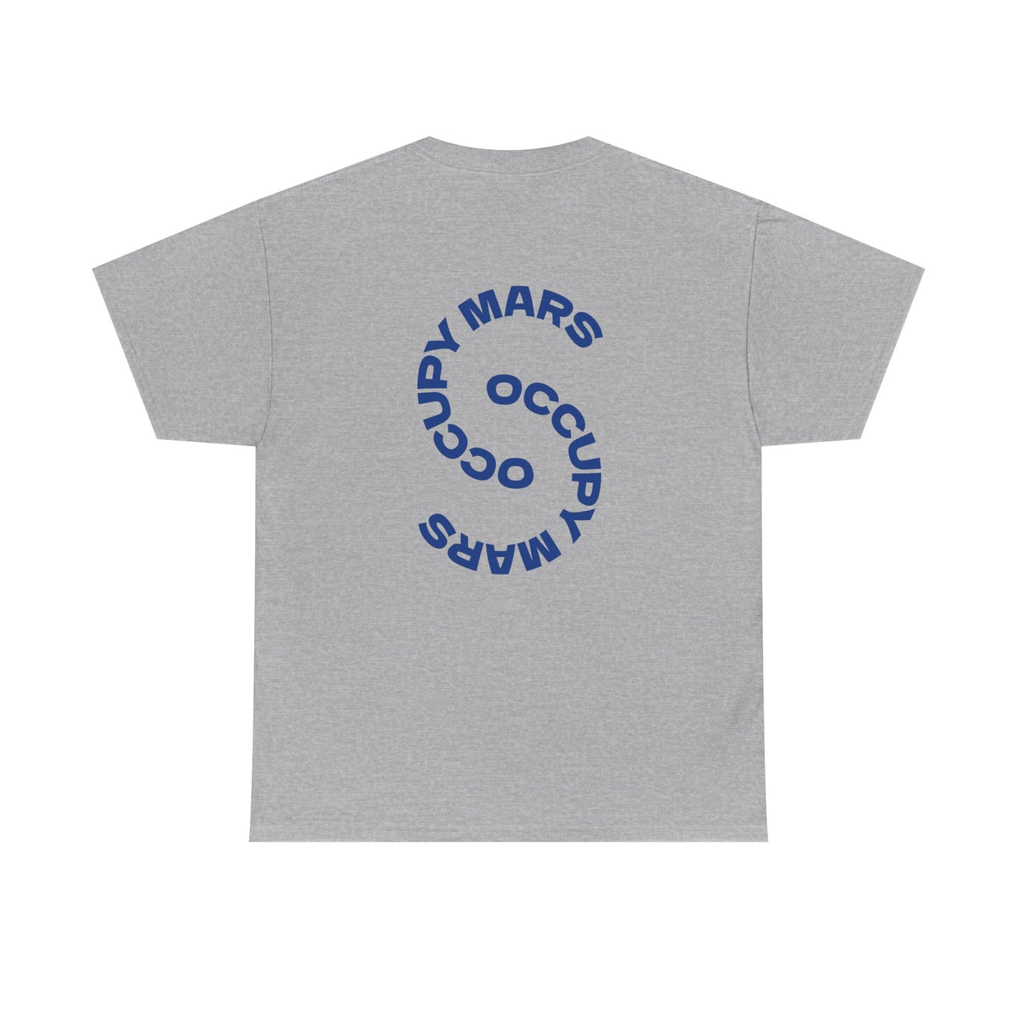 Unisex Heavy Cotton Occupy Mars Tee | Trendy Graphic Tee, Space T-Shirt, Casual Outfit, Gift for Science Lovers, Everyday Wear