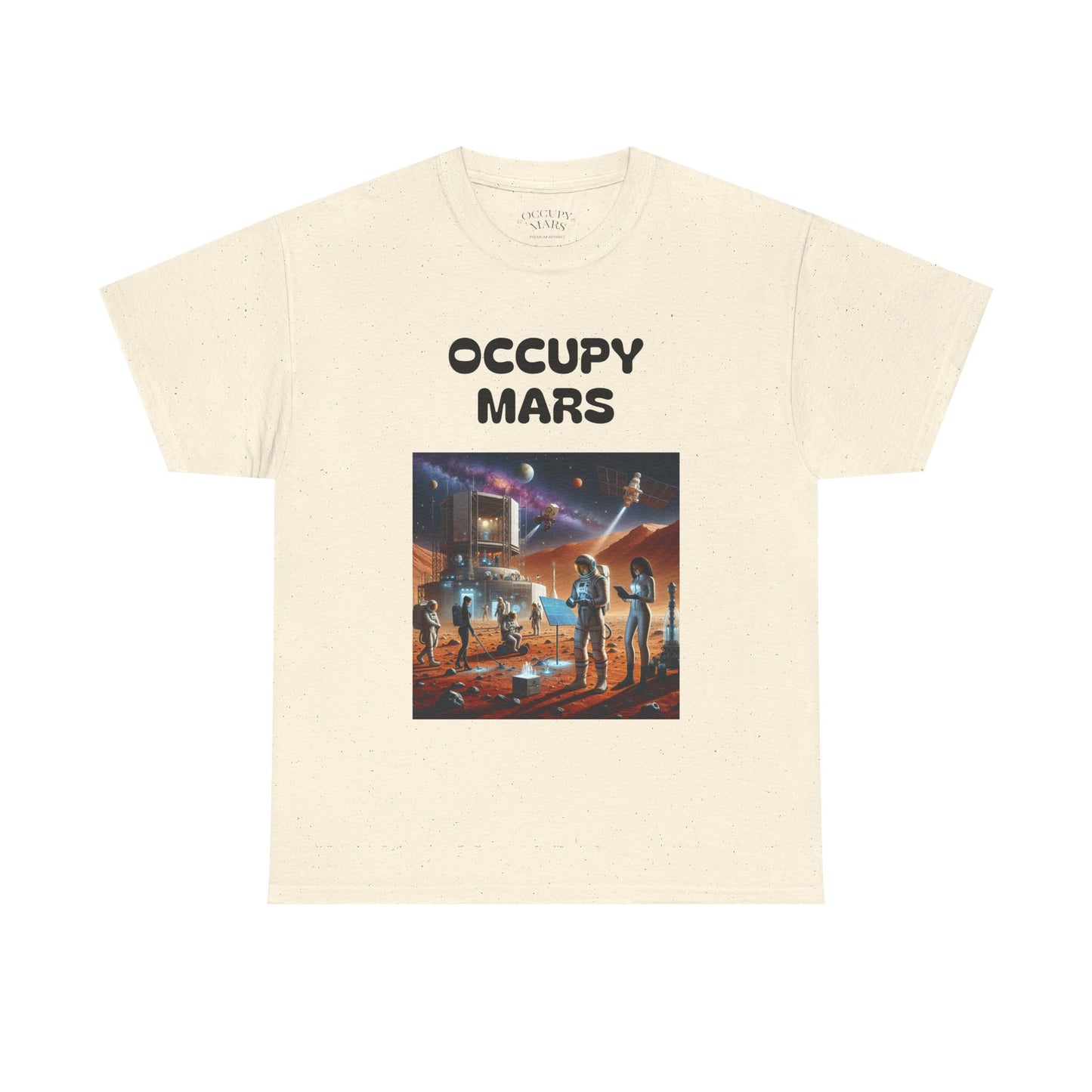 Unisex Graphic Occupy Mars Tee -  Sci-Fi Shirt, Space Theme Apparel, Cool Casual Wear, Gift for Space Enthusiasts