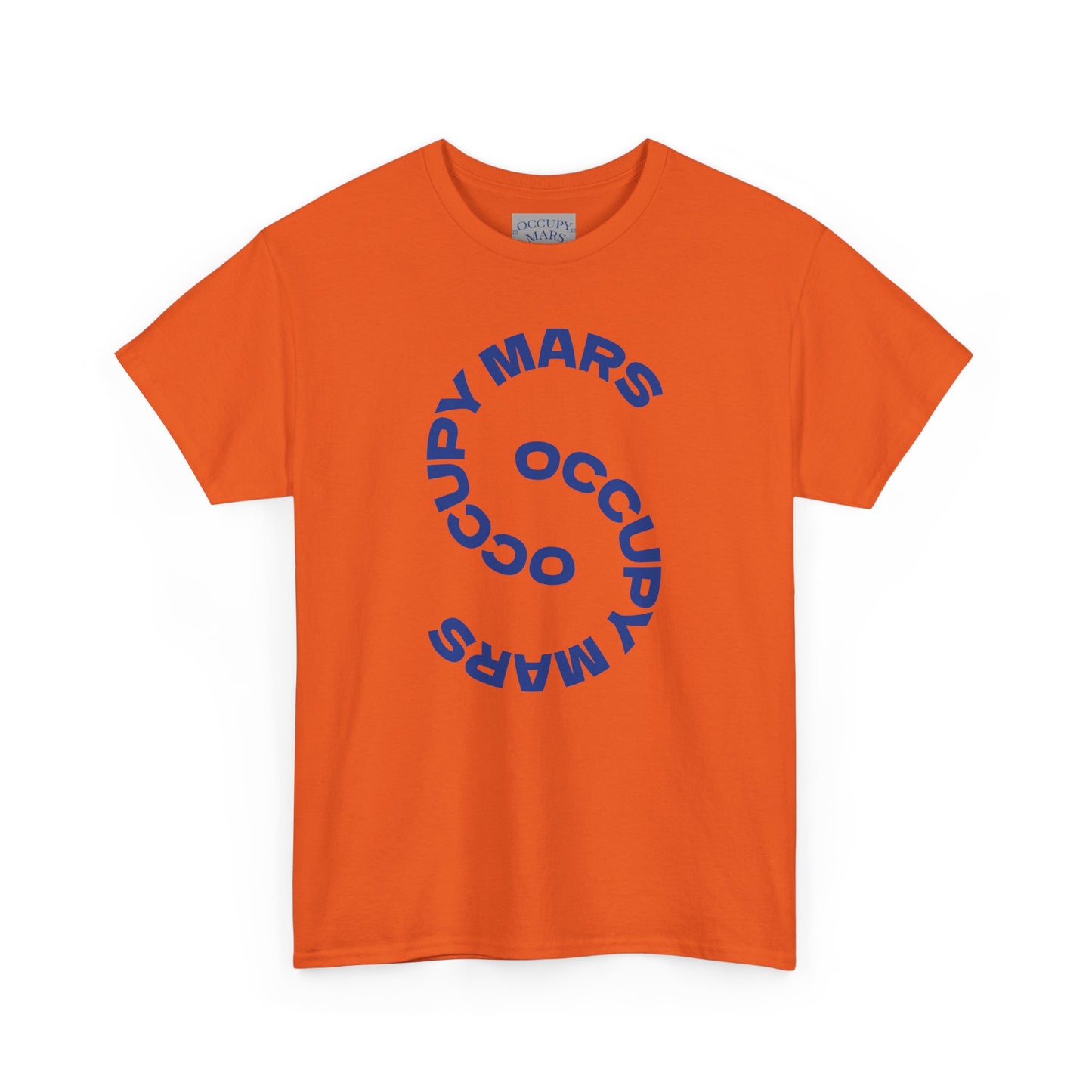 Unisex Heavy Cotton Occupy Mars Tee | Trendy Graphic Tee, Space T-Shirt, Casual Outfit, Gift for Science Lovers, Everyday Wear